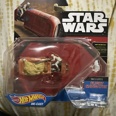 Reys Speeder Die Cast Hot Wheels Star Wars Foto 1 de 4