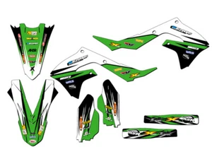 2019-2023 KX 450 VELOCITY Green Senge Graphics Kit Compatible with Kawasaki - Foto 1 di 10