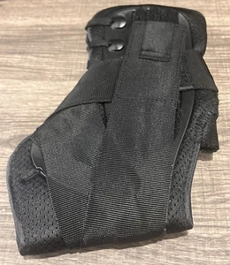 Schwarze Knöchelbandage Stabilisierung Schnürung und Wickel Unisex Größe M - Bild 1 von 7