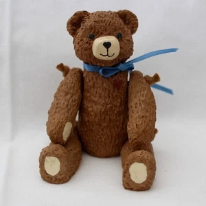 Carolyn Carpin Storybook Collection 1986 Teddy Bear Figurine Movable Arms & Legs - Picture 1 of 5