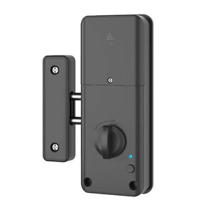 No Drilling Smart Tuya App Bluetooth Indoor Invisible Lock for Wooden Door - Picture 1 of 11
