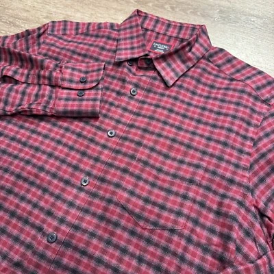 Untuckit Shirt Mens Medium Plaid Long Sleeve Flannel Smart Casual Button Up - Image 1 of 4