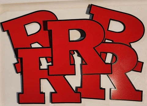 Rutgers University Block R Magnet Red Scarlet Knights New Jersey - lot of 5 New! Cover