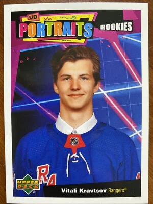20-21 UD Series 2 Hockey Rookies Portraits P-83 Vitali Kravtsov - Image 1 of 2