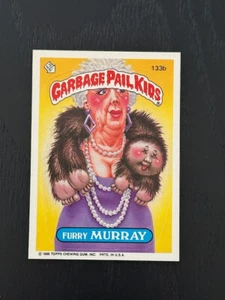 1986 Topps Garbage Pail Kids, #133b pelziger Murray, nicht aufgelistet "B" Sorte - Bild 1 von 2