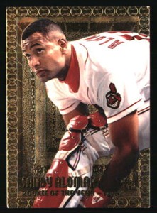 Sandy Alomar Jr. 1995 Topps Embossed #105  Baseball Card