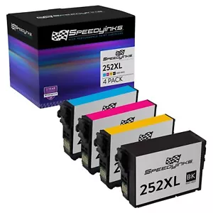 SPEEDYINKS Replacements for Epson 252/254 XL High Yield Ink Cartridges (4-Color - Picture 1 of 4