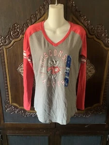Wisconsin Badgers Women's Large Long Sleeve Shirt - Picture 1 of 5