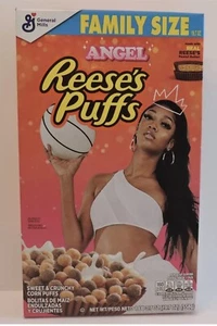 2024 CHICAGO SKY #5 ANGEL REESE LIMITED EDITION REESE'S PUFFS CEREAL BOX SEALED - Picture 1 of 6