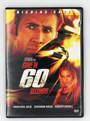 ✅Gone in 60 Seconds✅(DVD, 2000)Nicolas Cage,Angelina Jolie**FREE-SHIPPING!!** Foto 1 de 4