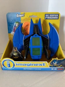 Imaginext DC Super Friends Batwing Batman & Joker Figures Vehicle - Picture 1 of 6