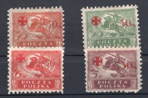POLAND, RED CROSS, YV # 231/4, COMPLETE SET, MH - Picture 1 of 1
