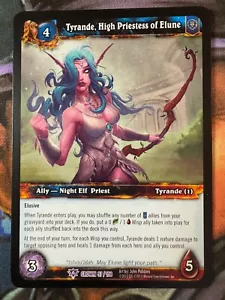 World of Warcraft TCG Crown 97/198 Tyrande, High Priestess of Elune - Picture 1 of 2