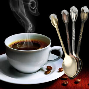 Retro Big Diamond Coffee Spoon Sugar Tea Dessert Cutlery Kitchen Tableware