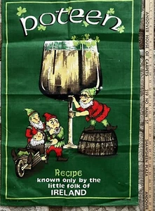 Irish Cloth Wall Hanging-flag-banner St. Patrick’s Day Decoration. 18x27 - Picture 1 of 3