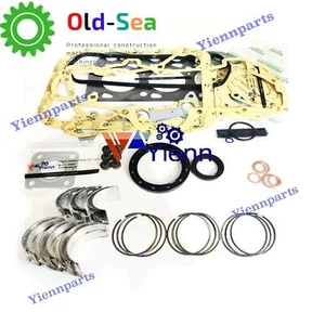 3TNV80F Overhaul Re-ring Kit For Yanmar Engine VIO25-6A Z25 250Z Excavator Parts - Picture 1 of 3