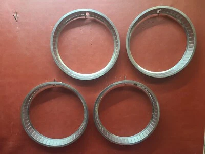 Oldsmobile Super 88 1959 1960 ajuste dinámico anillo de belleza conjunto de cuatro anillos Foto 1 de 4