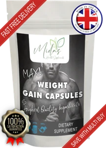 Anabolic Weight Gain Tablets Pills - For Quick Muscle Mass Growth! UK made,Legal - Picture 1 of 2