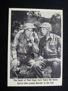 1965 Fleer Gomer Pyle # 50 The smell of that cigar.... (EX/NM)