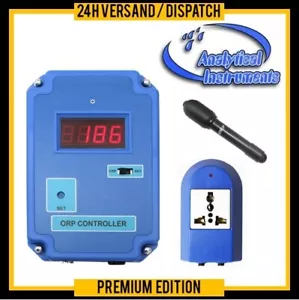 REDOX ORP CONTROLLER REGLER STEUERUNG OZON AQUARIUM POOL TEICH P20 - Foto 1 di 6