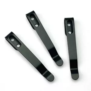 Clip tascabile per coltello pieghevole per coltello pieghevole fai da te personale clip da tasca fare - Foto 1 di 3