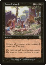 Forced March Mercadian Masques NM Black Rare MAGIC THE GATHERING CARD ABUGames