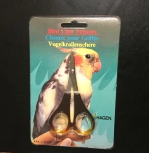 Vintage HAGEN-NOS-Cockatiel /MaCaw Bird Claw Scissors For Small and Medium Birds - Picture 1 of 2
