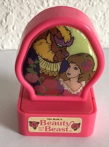 Tru Blue’s Beauty And The Beast 1992 Vintage Stamp 90’s Pink - Picture 1 of 5