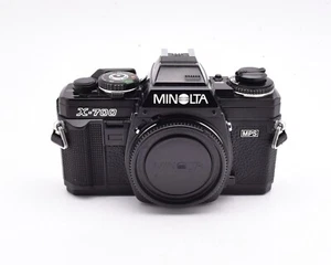 Minolta X-700 MPS Black 35mm SLR Film Camera Body with Body Cap READ (#12563) - Picture 1 of 9