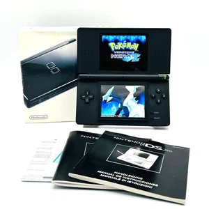 Nintendo DS Lite – Edizione Nero con Scatola | Testata e Pronta all’Uso - Picture 1 of 11