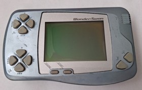 WONDERSWAN Handheld in Blue Metalic SW-001 Needs New Screen Bandai - Tested
