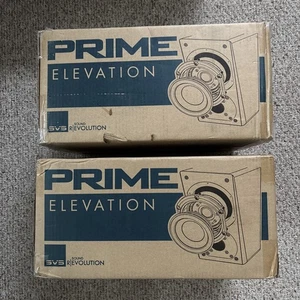 SVS Prime Elevation Speakers - Pair (Piano Gloss Black) - 4 Speakers Total - Picture 1 of 4