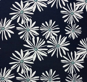 SUNBRELLA CHLOE LAGOON BLUE LARGE FLORAL OUTDOOR INDOOR FABRIC BY YARD 54"W - Picture 1 of 6
