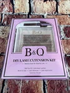 B&Q DIY Wimpernverlängerungsset 280 Teile einzelne Wimpern NEU - Bild 1 von 2