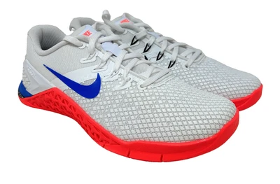Zapatos de entrenamiento para mujer Nike Metcon 4 XD blancos/carmesí/azul talla 6 Foto 1 de 4