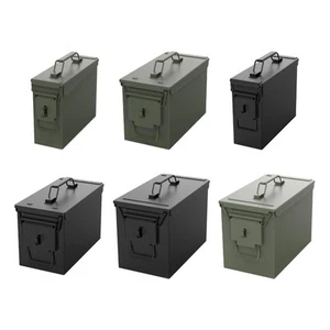 Metal Tool Box Hard Case Container Sturdy Lockable Portable Carry on - Picture 1 of 43