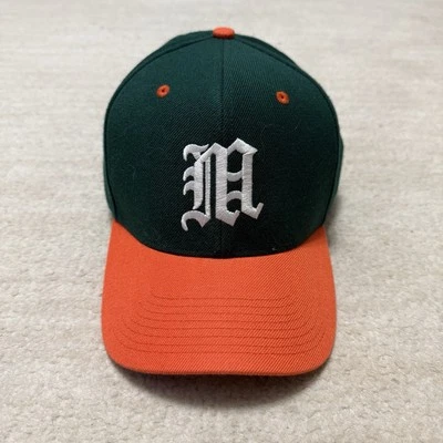 Boné de lã vintage Nike Miami Hurricanes time de beisebol 7 5/8 ajustado - Imagem 1 de 4