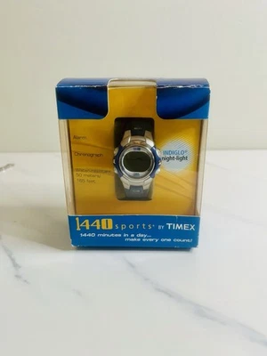 Timex Women's T5J131 1440 Sports Digital Blue Resin Strap Watch - Image 1 of 4