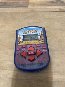 1995 Milton Bradley Hangman Black Electronic Hand-Held Portable Game Tested + - Picture 1 of 4