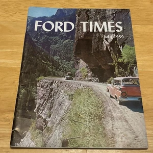 1959 July Ford Times Magazine Shangri La USA Lake Geneva Wisconsin Ford Taxis - Picture 1 of 24