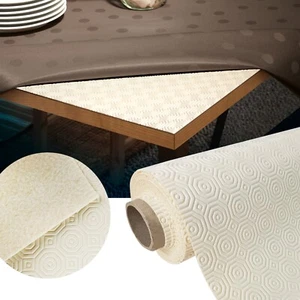 Tischschoner Schutz Unterlage Molton Tischdecke Tischpolster Küche Weiss 2mm PVC - Bild 1 von 7