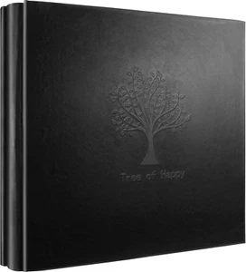 Photo Album 4X6 600 Pockets Photo, Black Leather Cover Photo Book, Large Capacit - Picture 1 of 5