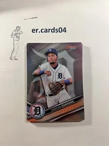2022 Bowman's Best Top Prospects Base TP-3 Cristian Santana - Detroit Tigers - Picture 1 of 4