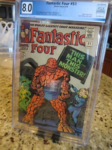 Fantastic Four #51 Calificado 8.0 Off White to White Pages - Imagen 1 de 3