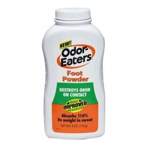 Odor-Eaters Foot Powder Deodorant Destroys Odor & Controls Wetness 6 oz 2 Pack - Picture 1 of 3