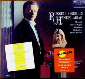 Russell Oberlin Sings Handel Arias - CD, VG - Picture 1 of 2