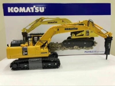 Komatsu PC210LC-11 With Hammer Drill Universal Hobbies 1:50 Scale Metal UH8140 - Image 1 of 4