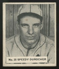1936 V355 WORLD WIDE GUM CANADIAN GOUDEY #25 SPEEDY LEO DUROCHER BEST ON EBAY 