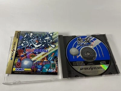 SS Tekkyu True Pinball SEGA Saturn Japan Game Complete - Pinball Game . T-18505G - Image 1 of 4