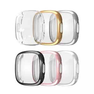Brillante TPU Protector de Pantalla Completo Protector Suave Funda para Fitbit Versa 4 - Imagen 1 de 19